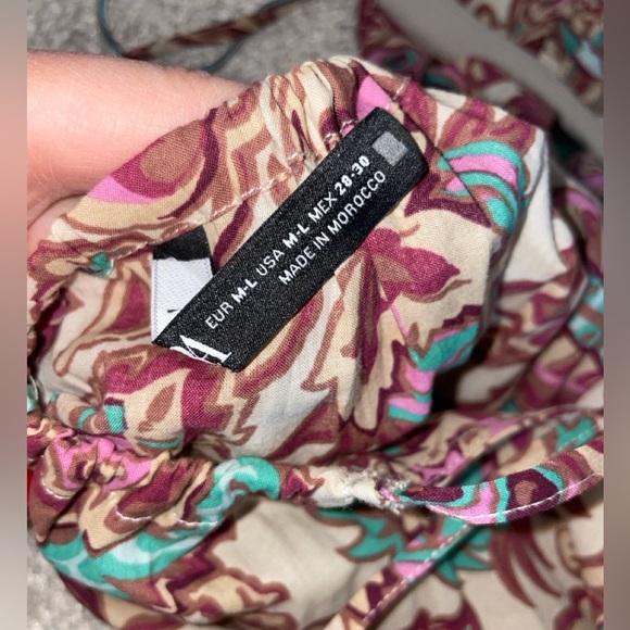 zara LONG PRINTED DRESS MULTICOLOURED 8516/363 SIZE medium large .

100%cotton - Picture 5 of 5